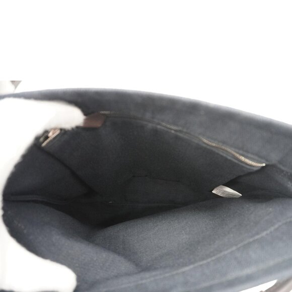 Hermes  Aline Grooming Swift Canvas Backpack Bag Navy Blue - Picture 13 of 16